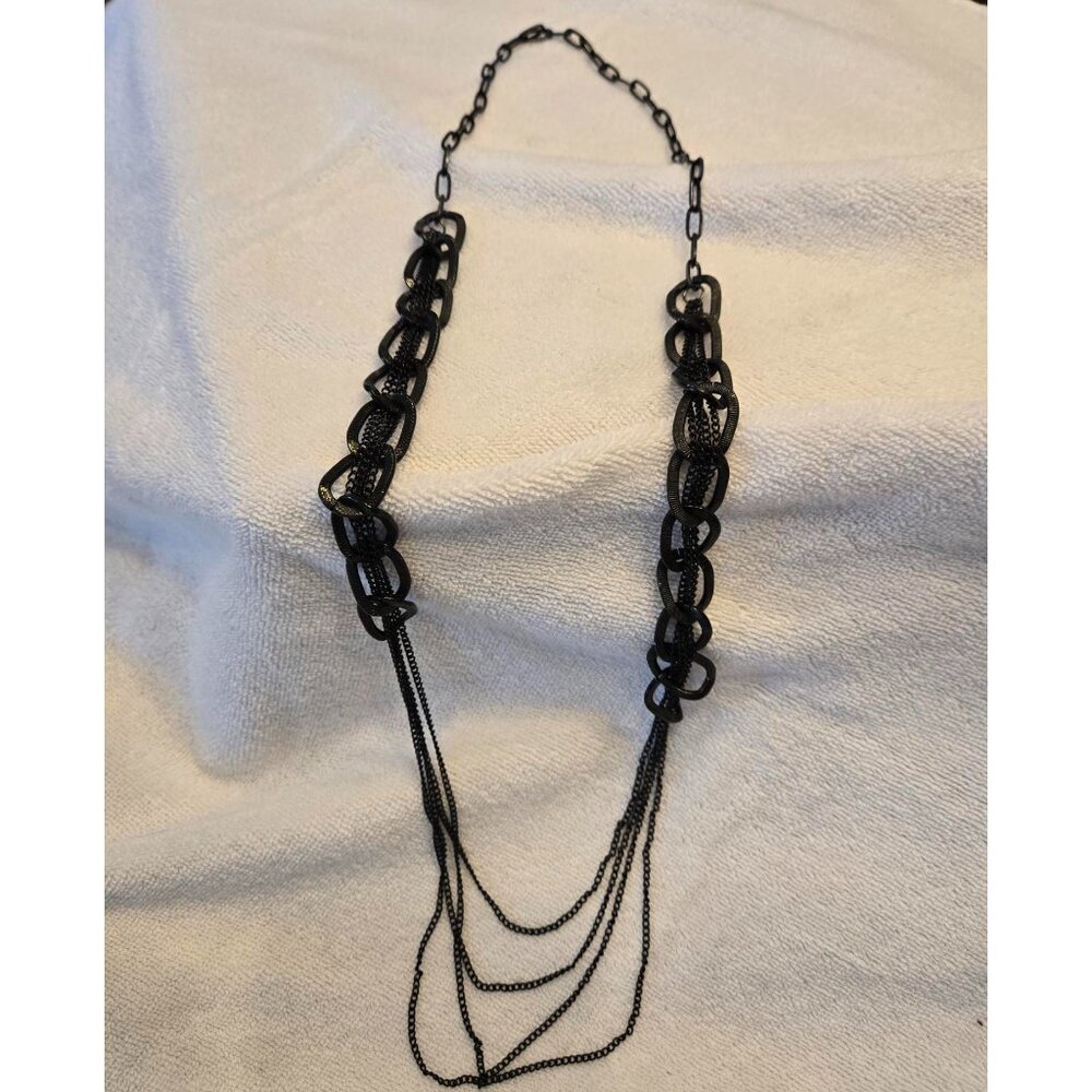 Necklace Black Metal